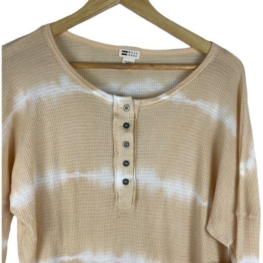 Billabong Henley Long Sleeve T-Shirt Small Tie Dye - Picture 5 of 9